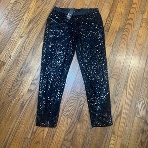 New Reitmans Rock & Shine Black Sequin Pants